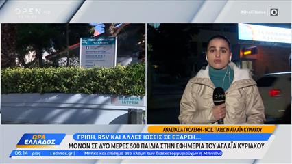 Σε έξαρση γρίπη,RSV και άλλες ιώσεις