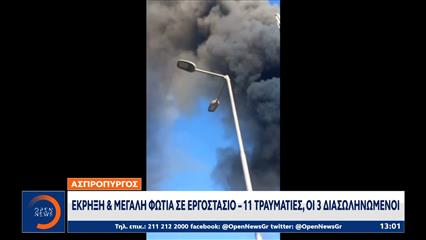 Κόλαση φωτιάς στον Ασπρόπυργο - 11 τραυματίες, τρεις διασωληνωμένοι