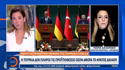 Μερτς: «Ανάγκη στρατηγικής συνεργασίας με την Τουρκία»