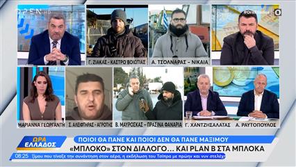 «Μπλόκο» στον διάλογο και PLAN B στα μπλόκα