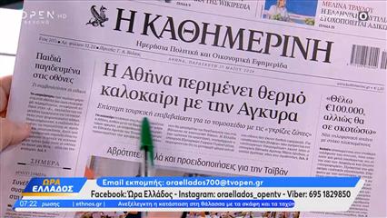 Εφημερίδες 15/05/2026: Τα πρωτοσέλιδα