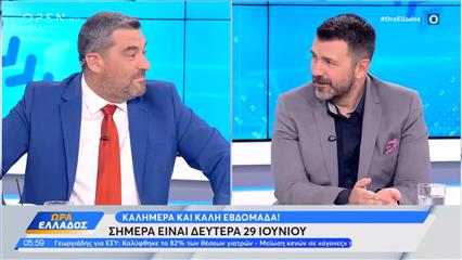 Ώρα Ελλάδος 29/06/2026