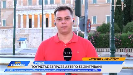 Ρόδος: Τουρίστας πέταξε σε σιντριβάνι άστεγο
