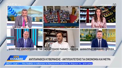 Πολιτική αντιπαράθεση Μαρκόπουλος,Πάνας και Μελίδης