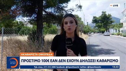 Προθεσμία για ακαθάριστα οικόπεδα