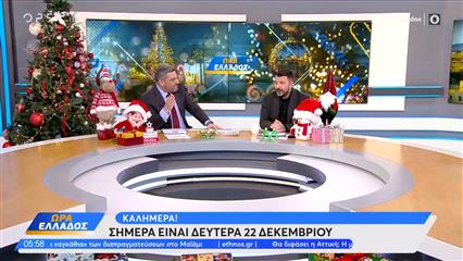 Ώρα Ελλάδος 22/12/25