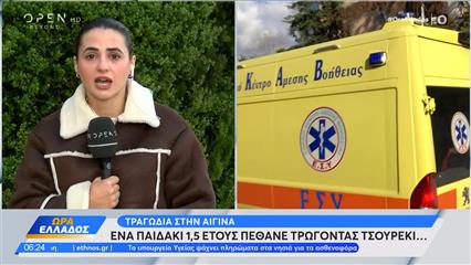 Αίγινα: Βρέφος 20 μηνών πνίγηκε στο σπίτι του τρώγοντας τσουρέκι