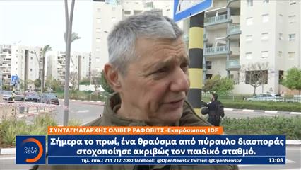 Συνταγματάρχης Όλιβερ Ράφοβιτς: «Το συγκρότημα παιδικού σταθμού που δέχθηκε το χτύπημα, φιλοξενεί παιδιά έως 3 ετών»