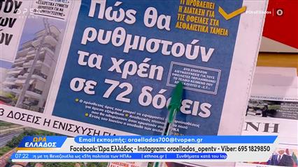 Εφημερίδες 13/05/26: Tα πρωτοσέλιδα