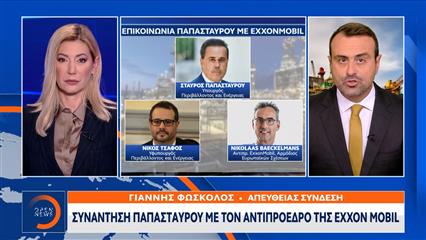 Συνάντηση Παπασταύρου με τον Αντιπρόεδρο της ExxonMobil