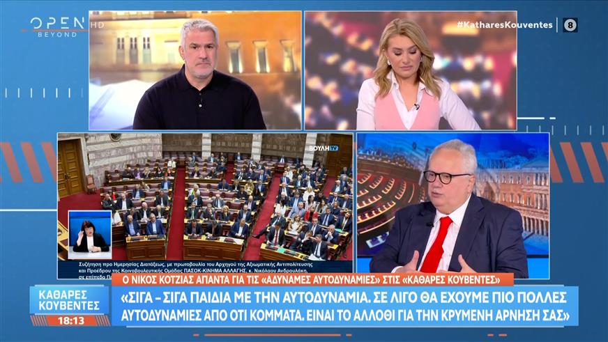 Νίκος Κοτζιάς: «Εκατοντάδες χιλιάδες σπουδαγμένοι άνθρωποι φεύγουν για το εξωτερικό»