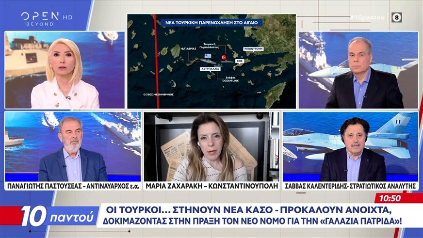 Νέα δεδομένα στις ελληνοτουρκικές σχέσεις με τον νόμο για τη «γαλάζια πατρίδα» που χωρίζει το Αιγαίο στη μέση