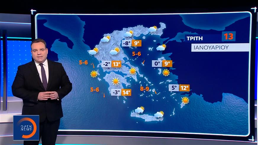 Δελτίο Καιρού 12/01/26