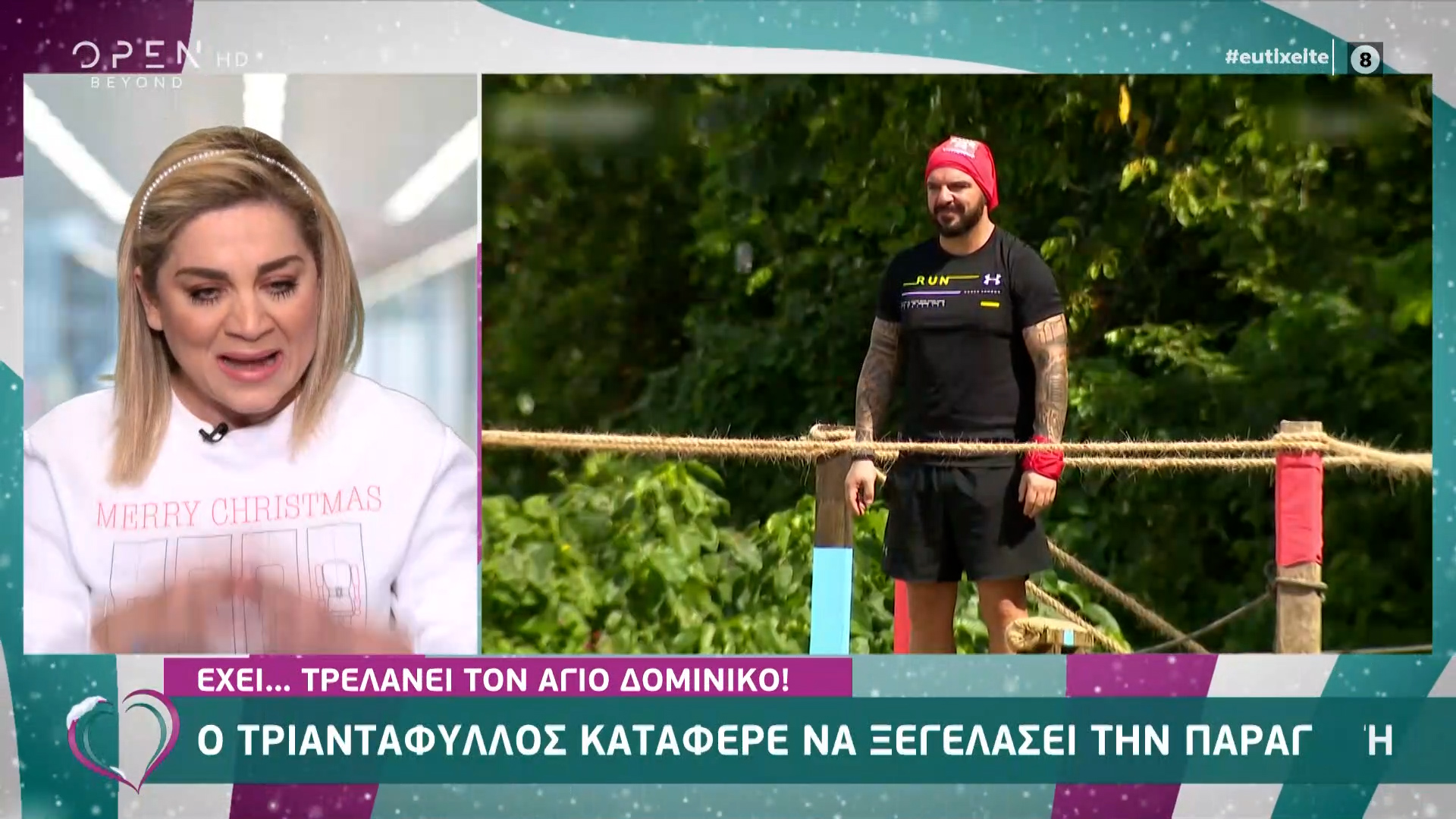 Survivor O Triantafyllos Exei Trelanei Ton Agio Dominiko Open Tv